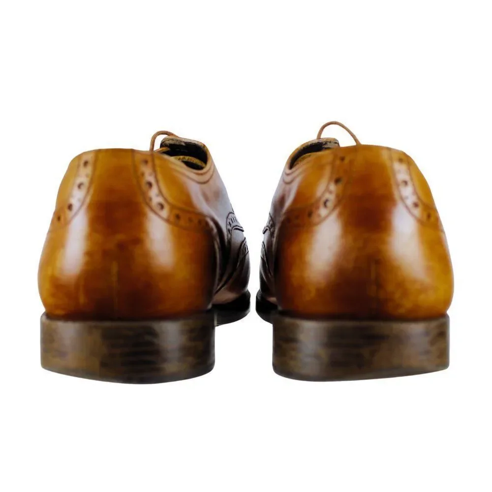 Cole Haan Jefferson Grand O.S. Wingtip Oxford British Tan C23795 Men’s 9 Wide